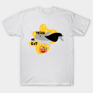 Shark Vampire Trick or Eat T-Shirt